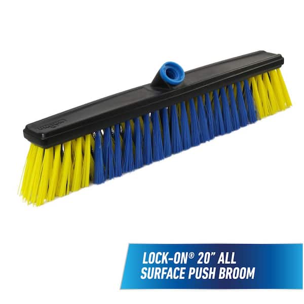 Unger Lock-On 20 in. All Surface Push Broom Head