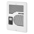 240/208/120-volt 1,600/1,500/1,000-watt Energy Plus In-wall Fan-forced Electric Heater in White with Digital Thermostat