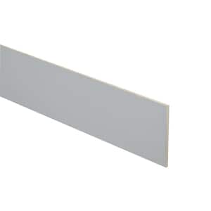 Veiled Gray Shaker Assembled Plywood Stock Matching Kitchen Cabinet Toe Kick 96 in. x 4.5 in. x 0.125 in.