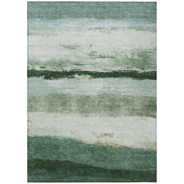 Addison Rugs Chantille Machine Washable Indoor/Outdoor Abstract ACN2169 Fern 2 ft. 6 in. x 3 ft. 10 in. Area Rug
