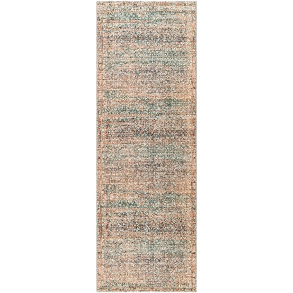 Marlene Sage and Brown Vintage Runner Area Rug