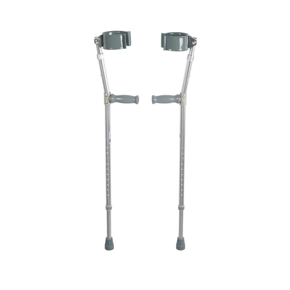 Drive Medical Lightweight Bariatric Walking Forearm Crutches -  10403hd