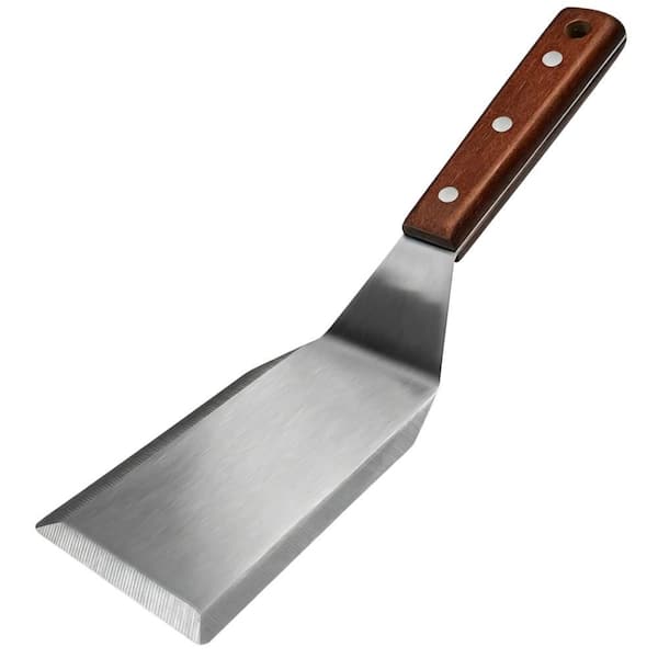 4.7 in. x 2.7 in. Stainless Steel Spatula for Smash Burger, Flipping, Cooking, and BBQ (1-Pack)