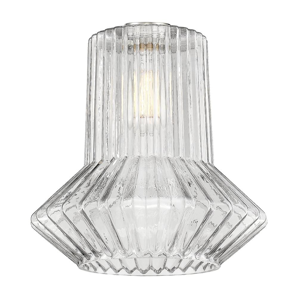 Black Antique Brass Mini Glass Pendant Light