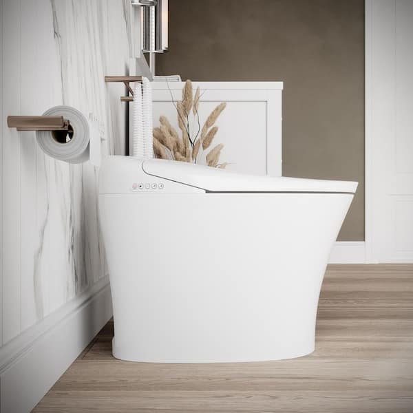Streamline LT-389 Tankless Elongated Smart Bidet Toilet with Auto Flush