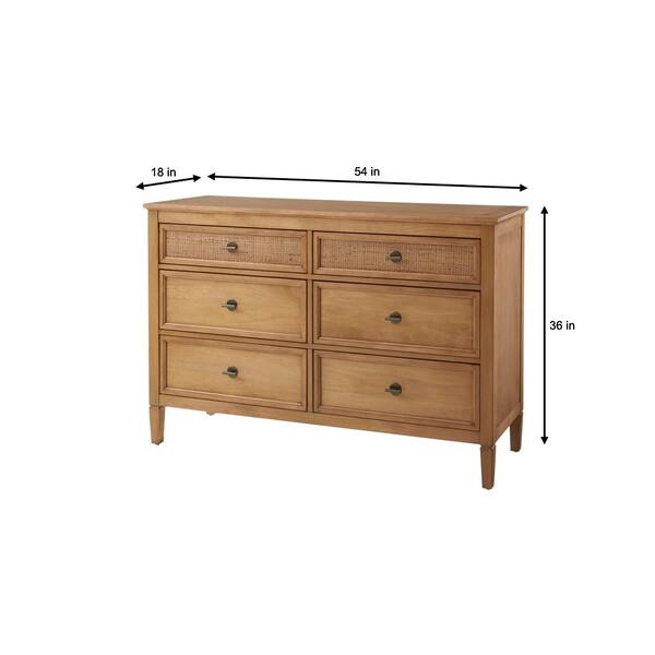 Home Decorators Collection Marsden Patina Finish 6 Drawer Dresser 54 In W X 36 H 05568 - Home Decorators Collection Email