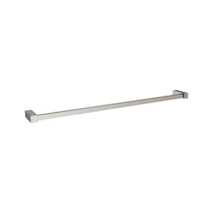 Monument 24 in. (610 mm) L Towel Bar in Brushed Nickel