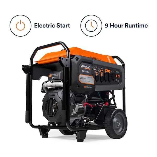 22500 / 18000-Watt Gas Portable Generator with Electric Start - GP18000E