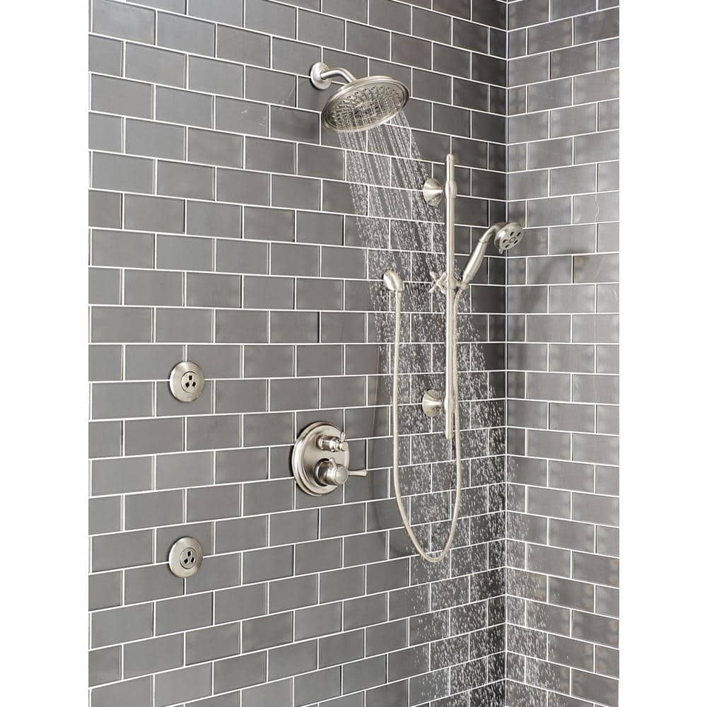 Stainless Steel Wall-Mounted Lever Shower Trim