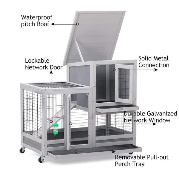 Galvanized clearance rabbit cages