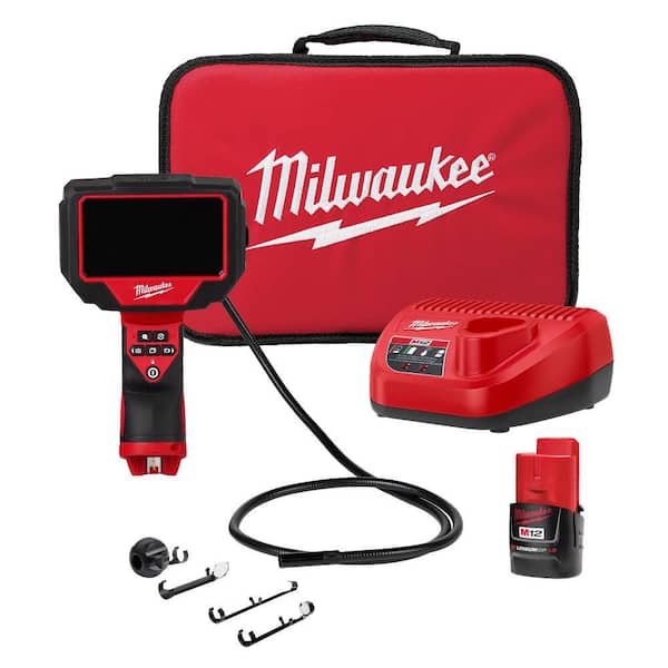 M12 12V Lithium-Ion Cordless M-SPECTOR 360-Degree 4 ft. Inspection Camera Kit