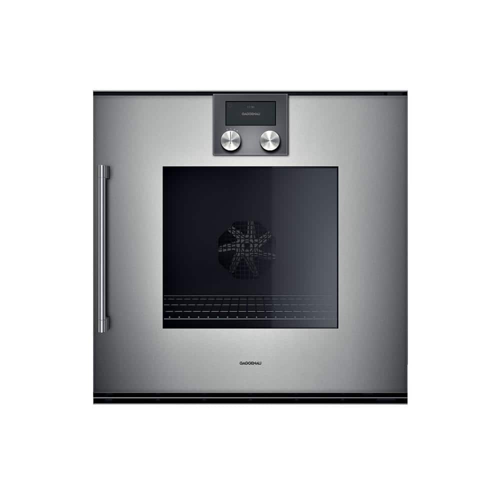 200 Series 24 in. Single Electric Wall Oven with Convection Self-Cleaning in Metallic Right Hinged price history on PriceWatchPro