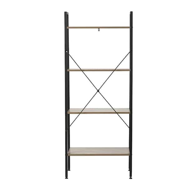 4 Shelf Ladder Bookcase, Telford Industrial Ladder Bookcase