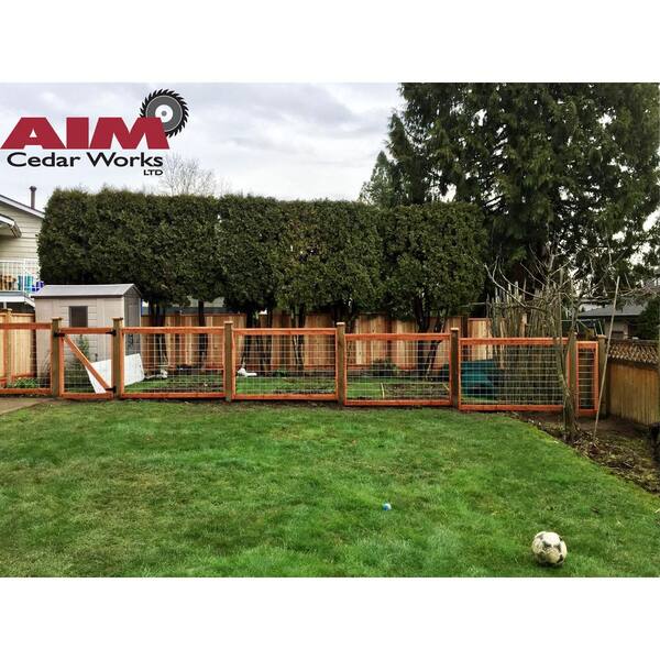 4 Ft X 6 Ft Madison Park Panel Hog Fence Madpark The Home Depot