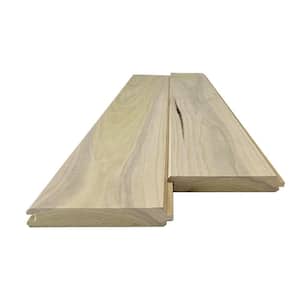 1 in. x 6 in. x 8 ft. Poplar Tongue and Groove Hardwood Board (2-Pack)
