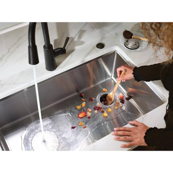 Garbage Disposal Air Switch Controller Button in Matte Black