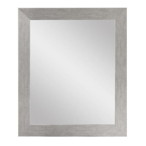 BrandtWorks Medium Rectangle Gray Modern Mirror (36 In. H X 32 In. W ...