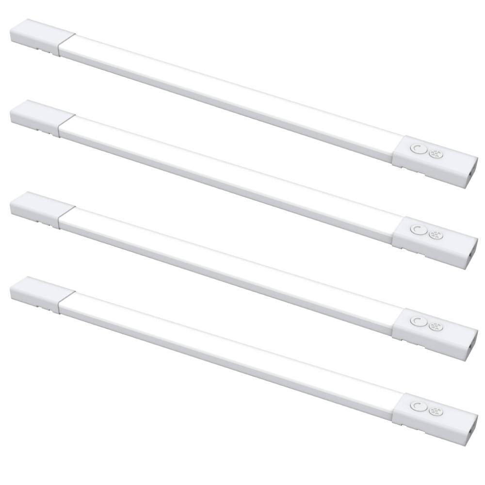 20.5 in. (Fits 24in. Cabinet) Plug-in White Dim Integrated LED Color Changing CCT Onesync Under Cabinet Light bar 4-Pack price history on PriceWatchPro