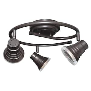2 ft. Oil-Rubbed Bronze Integrated LED Fixed Track Lighting Kit