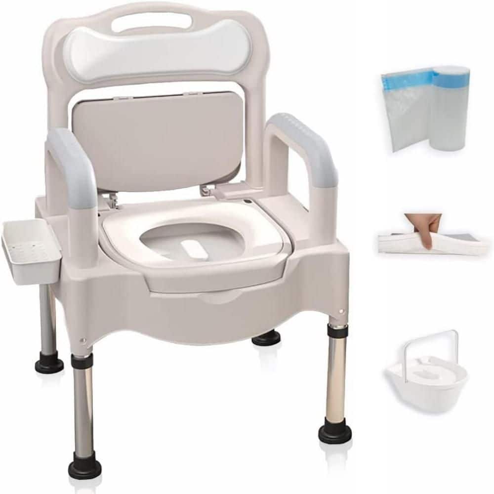 Bedside Commodes, Bedside Toilet Seat, Height Adjustable Adult Potty Chair for Seniors, Portable Toilets for Home Use price history on PriceWatchPro
