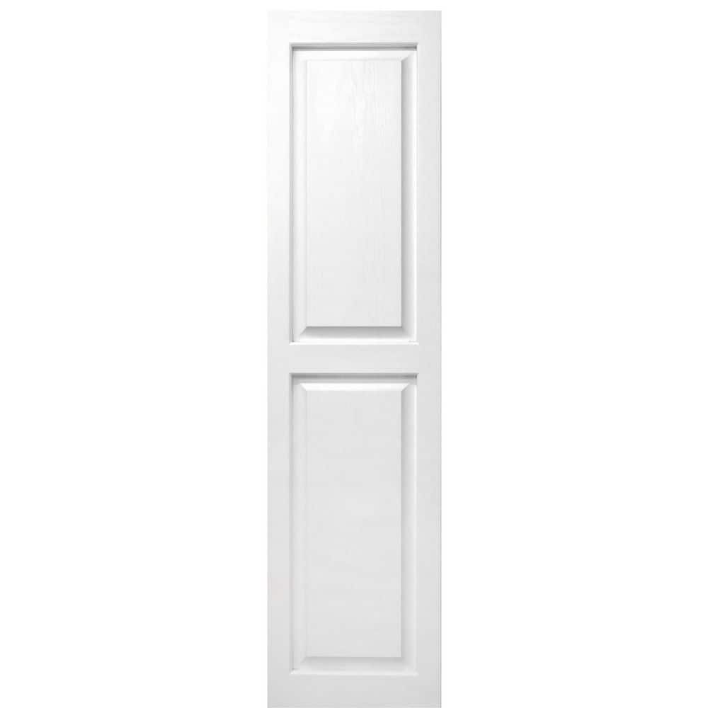 14.5 in. W x 38.5 in. H Polypropylene Paintable Raised Panel Exterior Shutters price history on PriceWatchPro