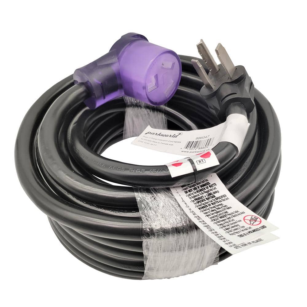 36 ft. 10/3 STW 30 Amp 3-prong Dryer Heavy-Duty NEMA 10-30 Extension Cord price history on PriceWatchPro