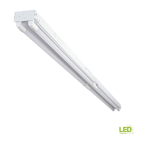 T8 Led White Strip Light Fixture 5000k, Home Depot Led Light Strip Kit