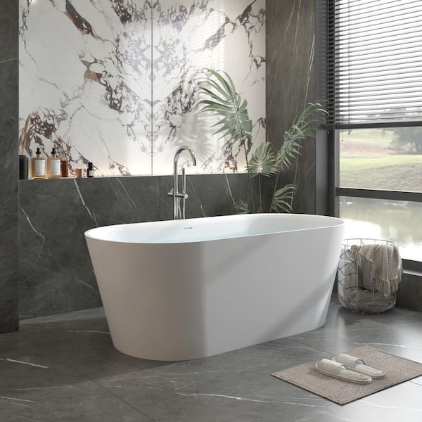 L'Appartement シュタンバウム LB-2 Short Bl Xspracer Foyil 63 in. Stone Resin Flatbottom Solid Surface