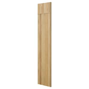 Hampton Refrigerator 84 in. x 24 in. x 1.5 in. End Panel Kit in Natural Hickory