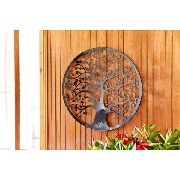 Metal wall decoration, tree offers of life decoration