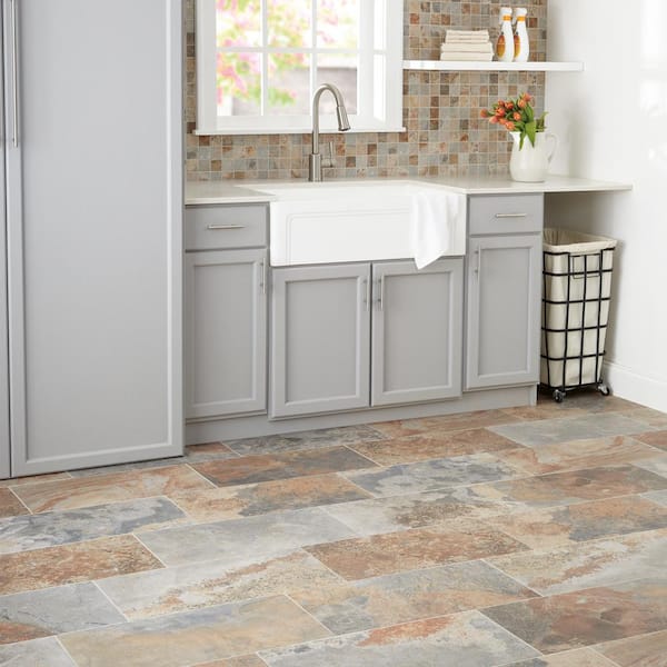 VitaElegante Ardesia 12 in. x 24 in. Porcelain Floor and Wall Tile (15.6 sq. ft. / case)