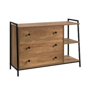 North Avenue 3-Drawer SinDoori Mango Dresser 30 in. H x 42.953 in. W x 15.827 in. D