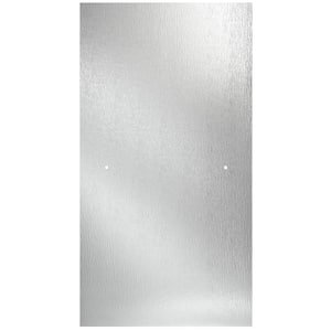24-3/8 in. x 63-1/8 in. x 1/4 in. (6mm) Frameless Pivoting Shower Door Glass Panel in Rain (For 27-30 in. Doors)