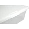 Sterilite 1655 - 28 Qt. Storage Box White 16558010