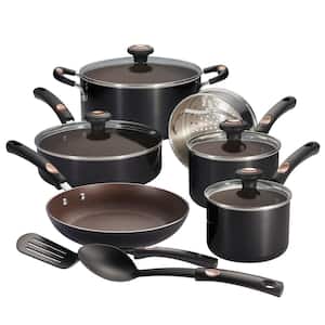 Pots & Pans 12 Piece Nonstick Aluminum Cookware Set