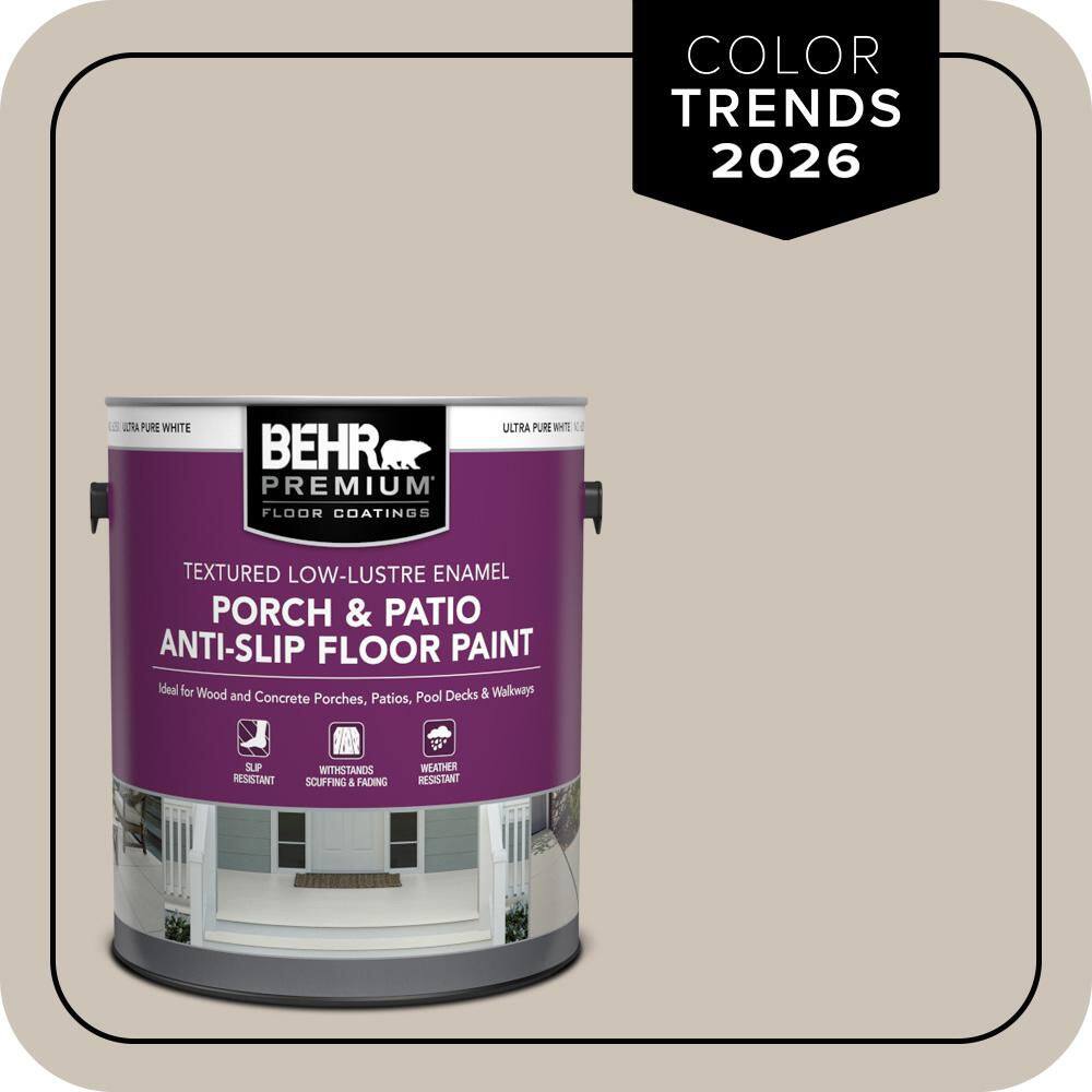 1 gal. #720C-3 Wheat Bread Textured Low-Lustre Enamel Interior/Exterior Porch and Patio Anti-Slip Floor Paint price history on PriceWatchPro