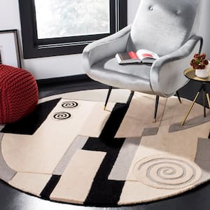 Rodeo Drive Assorted 8 ft. x 8 ft. Round Geometric Area Rug
