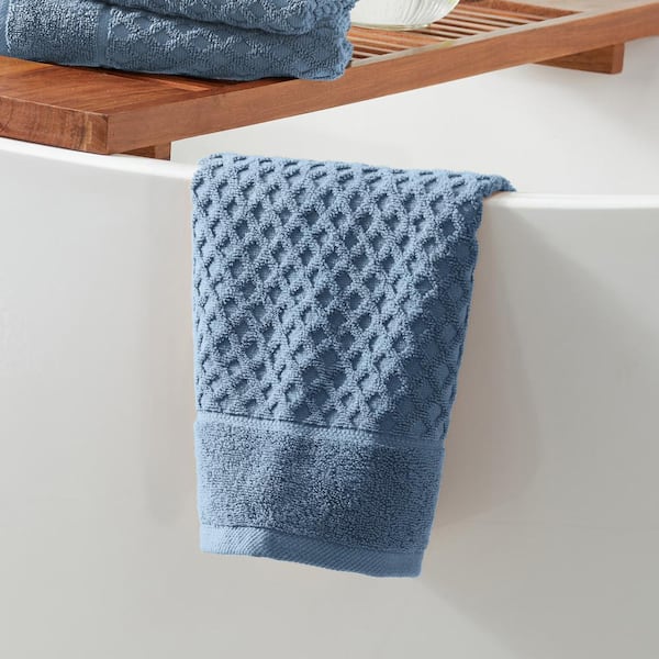 FRESHFOLDS Cotton Lattice Textured Single Hand Towel
