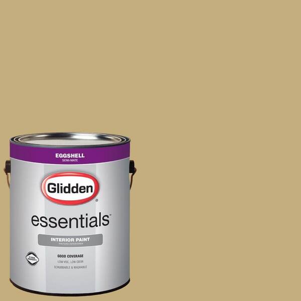 Glidden Essentials 1 gal. #HDGY64U Golden Sage Eggshell Interior Paint