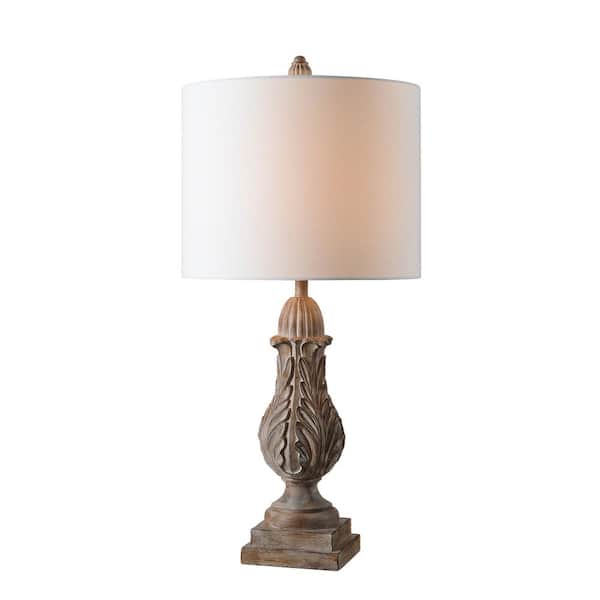 Plume 29 In Weathered Wood Table Lamp, Kirklands Tall Table Lamps