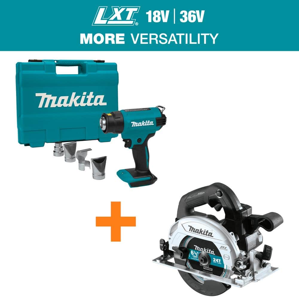 18V LXT Lithium-Ion Cordless Heat Gun (Tool Only) with 18V 6-1/2 in. LXT Sub-Compact Lithium-Ion Brushless Circular Saw price history on PriceWatchPro