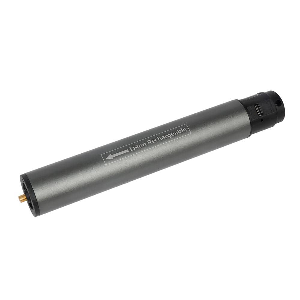10000 Lumens Dual Power Aluminum Flashlight 7.4-Volt 4600mAh Rechargeable R