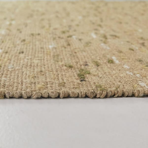 Deahl Tan/Green 8 ft. x 10 ft. Area Rug