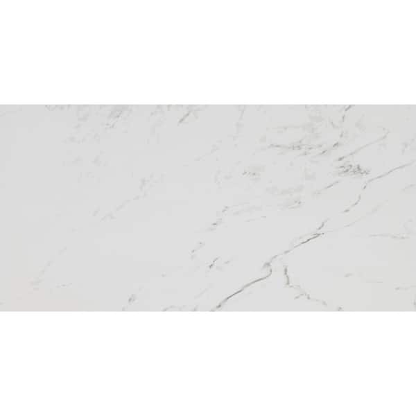 MSI Carrara 12 in. x 24 in. Matte Porcelain Marble Look Floor and Wall Tile (512 sq. ft./Pallet)