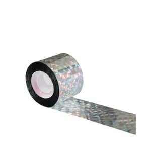 1.89 in. x 360 ft. Double Sided Holographic Bird Scare Tape, Laser Grid (1-Pack)