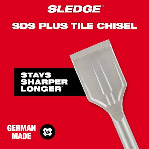 1-7/8 in. Steel SDS-Plus SLEDGE Steel Tile Chisel 1-7/8 in. Steel SDS-Plus SLEDGE Steel Tile Chisel