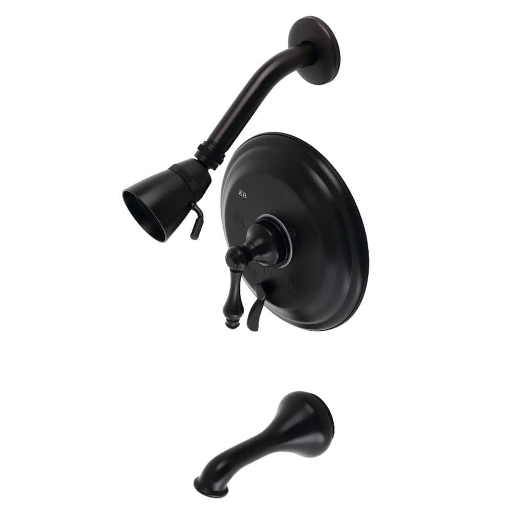 Restoration Single Handle 1-Spray Tub and Shower Faucet 2 GPM with Corrosion Resistant in Matte Black price history on PriceWatchPro