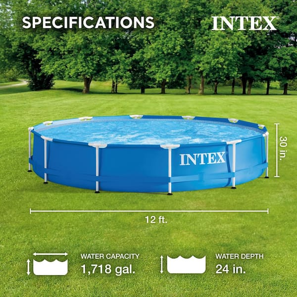 Easy Set 12 ft. Round 30 in. Deep Above Ground Pool