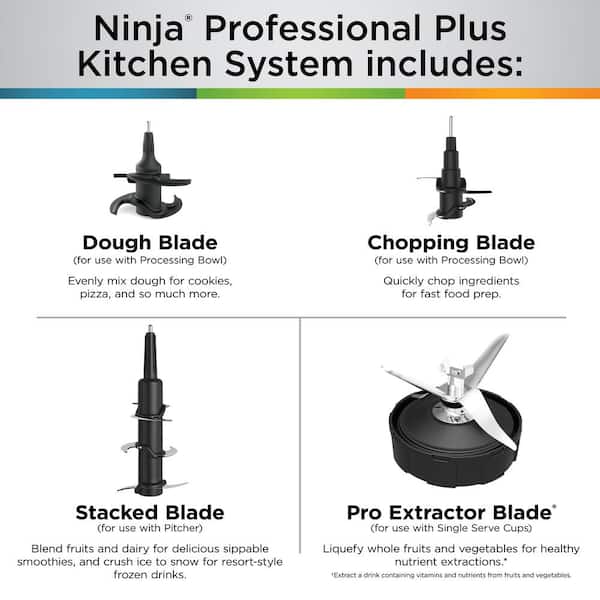 NINJA Professional Plus 72 oz. 5-Speed Black Blender with 8-Cup
