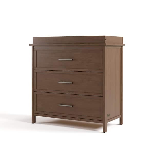 Graco Classic Hazelnut 3 Drawer 35.51 in. Wide Dresser with Changing Topper 03713-608 - The Home Depot Graco Classic Hazelnut 3 Drawer 35.51 in. Wide Dresser with Changing Topper 03713-608 - The Home Depot